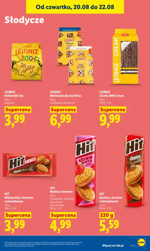 Lidl - gazetka promocyjna Oferta od czwartku od czwartku 20.08 do soboty 22.08 - strona 85