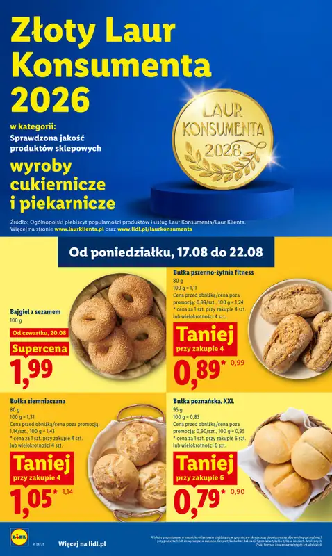 Lidl - gazetka promocyjna Oferta od czwartku od czwartku 20.08 do soboty 22.08 - strona 60