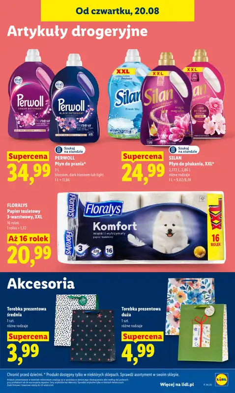 Lidl - gazetka promocyjna Oferta od czwartku od czwartku 20.08 do soboty 22.08 - strona 95