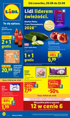 Lidl - gazetka promocyjna Oferta od czwartku od czwartku 20.08 do soboty 22.08