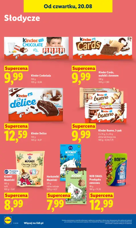 Lidl - gazetka promocyjna Oferta od czwartku od czwartku 20.08 do soboty 22.08 - strona 82