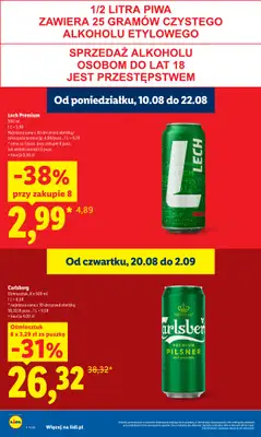 Lidl - gazetka promocyjna Oferta od czwartku od czwartku 20.08 do soboty 22.08 - strona 26
