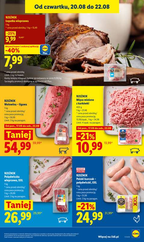 Lidl - gazetka promocyjna Oferta od czwartku od czwartku 20.08 do soboty 22.08 - strona 67