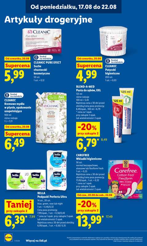 Lidl - gazetka promocyjna Oferta od czwartku od czwartku 20.08 do soboty 22.08 - strona 92