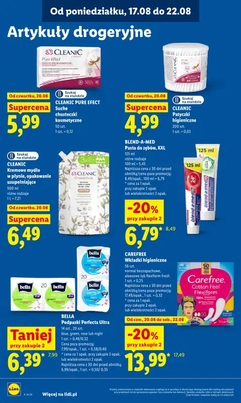 Lidl - gazetka promocyjna Oferta od czwartku od czwartku 20.08 do soboty 22.08 - strona 92