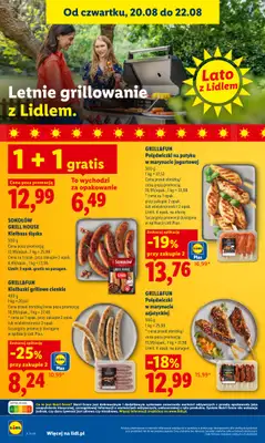 Lidl - gazetka promocyjna Oferta od czwartku od czwartku 20.08 do soboty 22.08 - strona 64