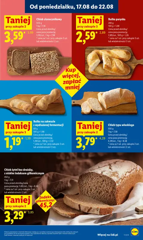 Lidl - gazetka promocyjna Oferta od czwartku od czwartku 20.08 do soboty 22.08 - strona 61