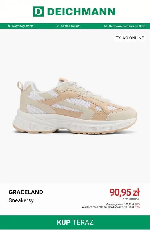 Deichmann - gazetka promocyjna Buty damskie tylko online od środy 19.08  - strona 5