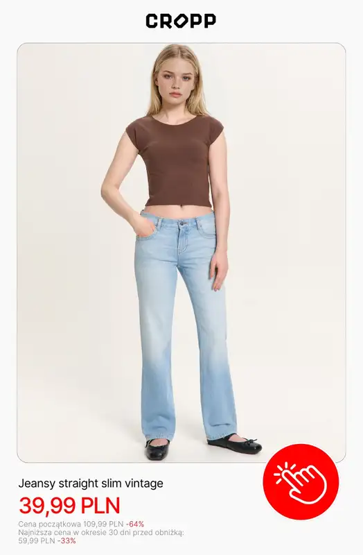 Cropp - gazetka promocyjna SALE do 50 zł od środy 19.08  - strona 3