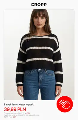 Cropp - gazetka promocyjna SALE do 50 zł od środy 19.08  - strona 4