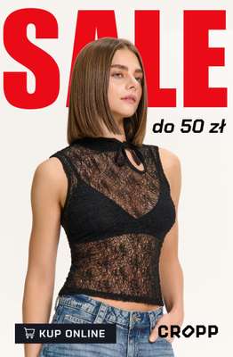 Cropp - gazetka promocyjna SALE do 50 zł od środy 19.08 