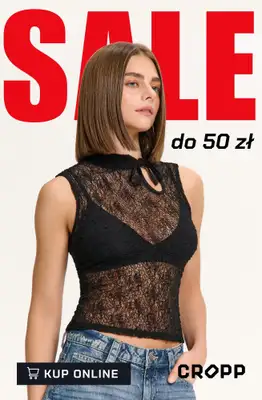 Cropp - gazetka promocyjna SALE do 50 zł od środy 19.08 