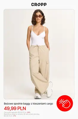 Cropp - gazetka promocyjna SALE do 50 zł od środy 19.08  - strona 11
