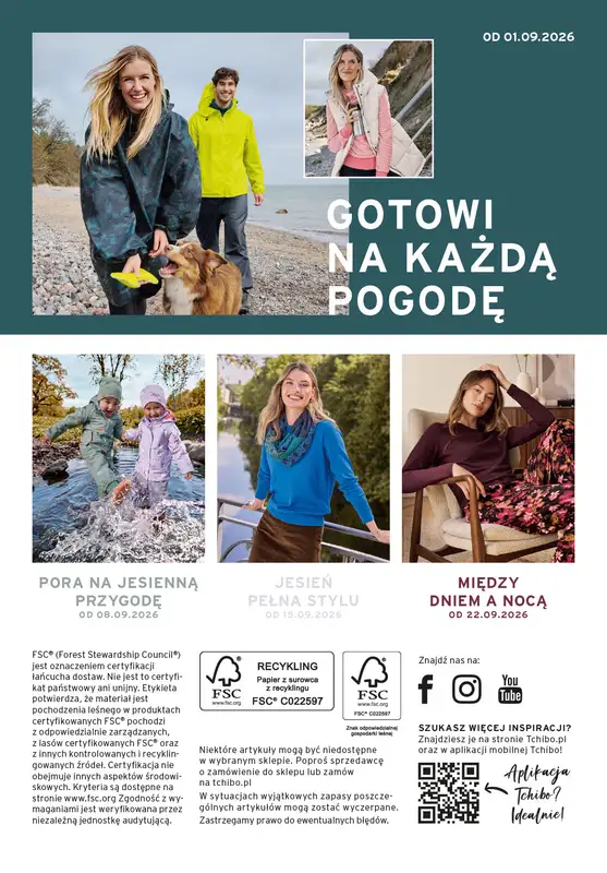 Tchibo - gazetka promocyjna W objęciach natury od wtorku 25.08 do niedzieli 27.09 - strona 15