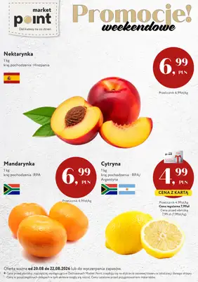 Market Point - gazetka promocyjna Promocje weekendowe od czwartku 20.08 do soboty 22.08 - strona 6