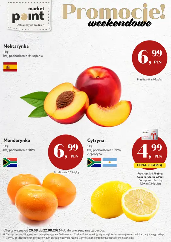 Market Point - gazetka promocyjna Promocje weekendowe od czwartku 20.08 do soboty 22.08 - strona 6