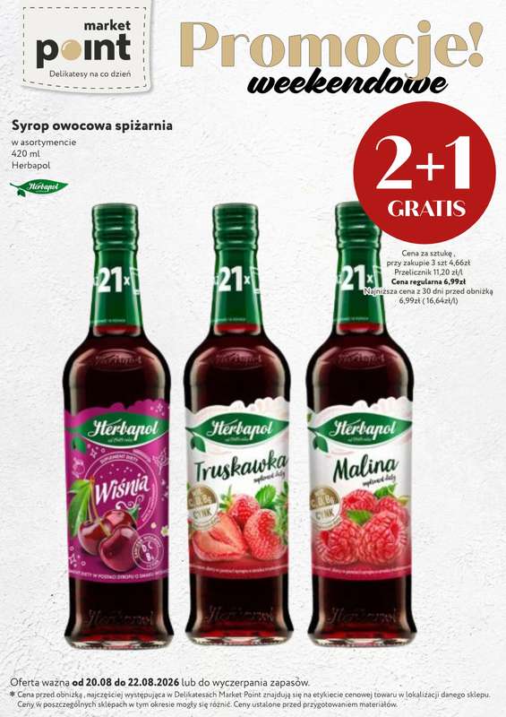 Market Point - gazetka promocyjna Promocje weekendowe od czwartku 20.08 do soboty 22.08 - strona 8