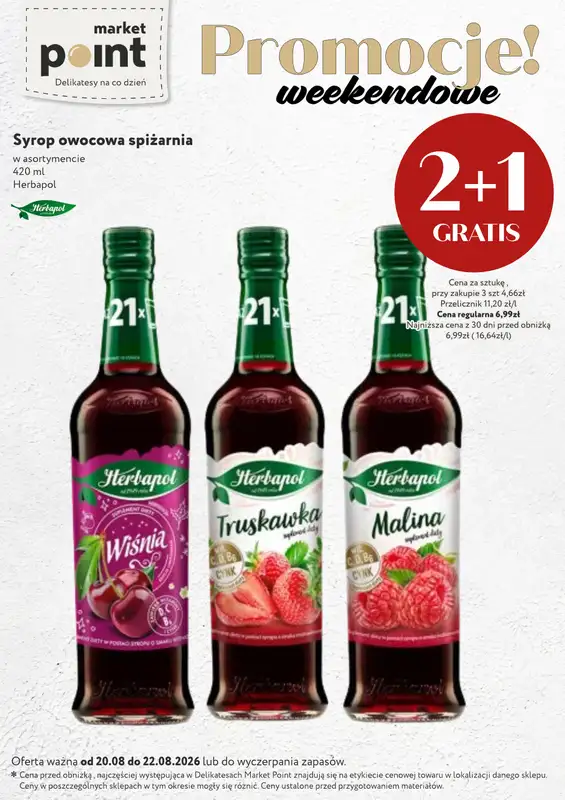 Market Point - gazetka promocyjna Promocje weekendowe od czwartku 20.08 do soboty 22.08 - strona 8