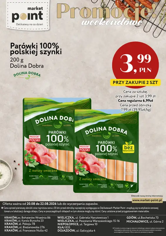 Market Point - gazetka promocyjna Promocje weekendowe od czwartku 20.08 do soboty 22.08 - strona 11