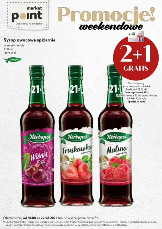 Market Point - gazetka promocyjna Promocje weekendowe od czwartku 20.08 do soboty 22.08 - strona 8