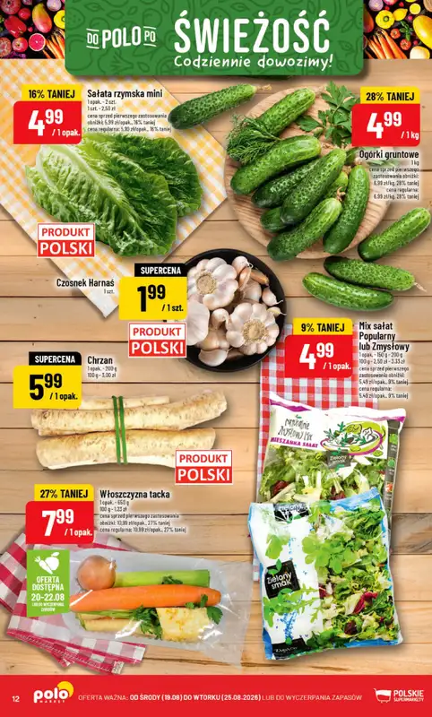 POLOmarket - gazetka promocyjna Gazetka od środy 19.08 do wtorku 25.08 - strona 12