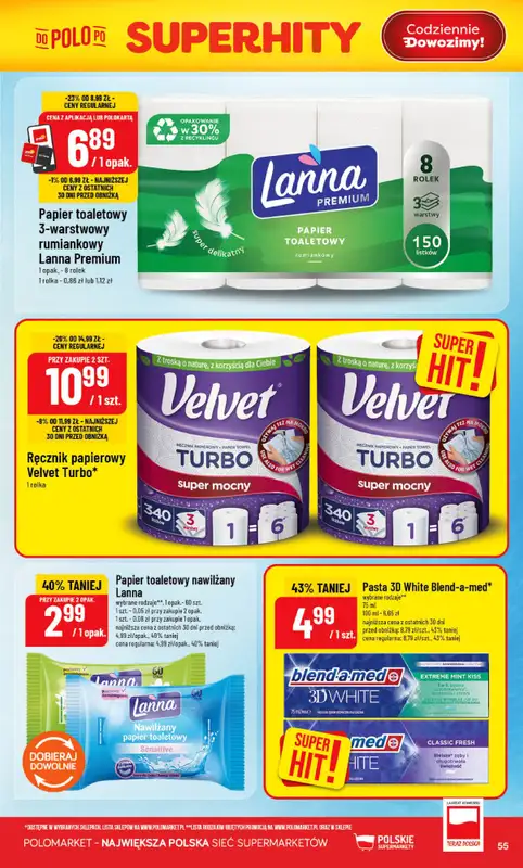 POLOmarket - gazetka promocyjna Gazetka od środy 19.08 do wtorku 25.08 - strona 55