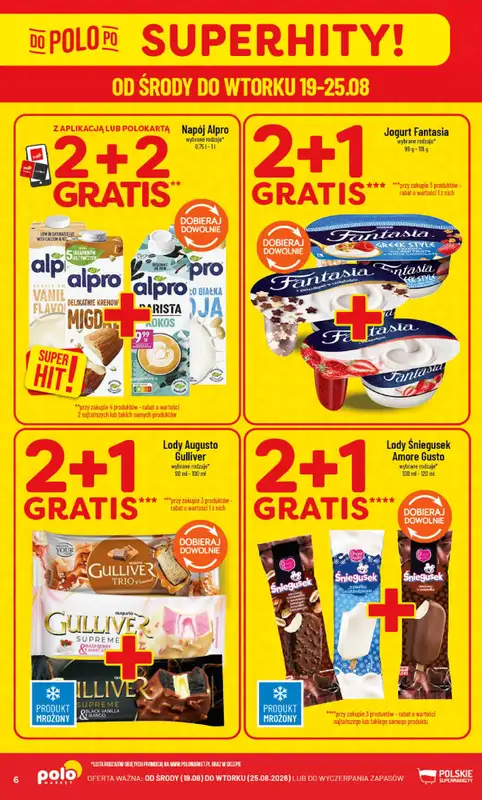 POLOmarket - gazetka promocyjna Gazetka od środy 19.08 do wtorku 25.08 - strona 6