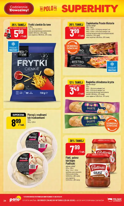 POLOmarket - gazetka promocyjna Gazetka od środy 19.08 do wtorku 25.08 - strona 34