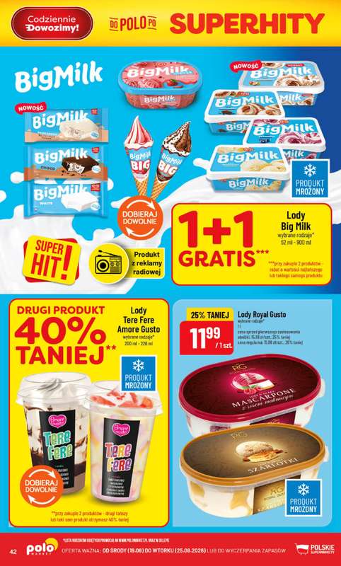 POLOmarket - gazetka promocyjna Gazetka od środy 19.08 do wtorku 25.08 - strona 42