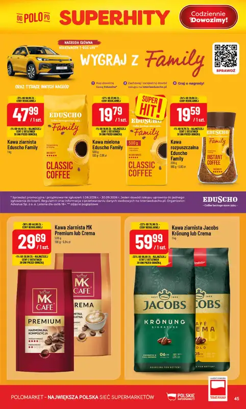 POLOmarket - gazetka promocyjna Gazetka od środy 19.08 do wtorku 25.08 - strona 45