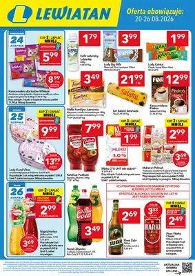 LEWIATAN - gazetka promocyjna Mamy TO w Lewiatanie – woj. lubelskie od czwartku 20.08 do środy 26.08