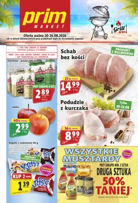 Prim Market - gazetka promocyjna Gazetka od czwartku 20.08 do środy 26.08