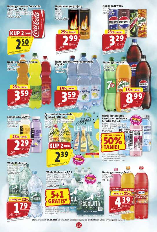 Prim Market - gazetka promocyjna Gazetka od czwartku 20.08 do środy 26.08 - strona 12