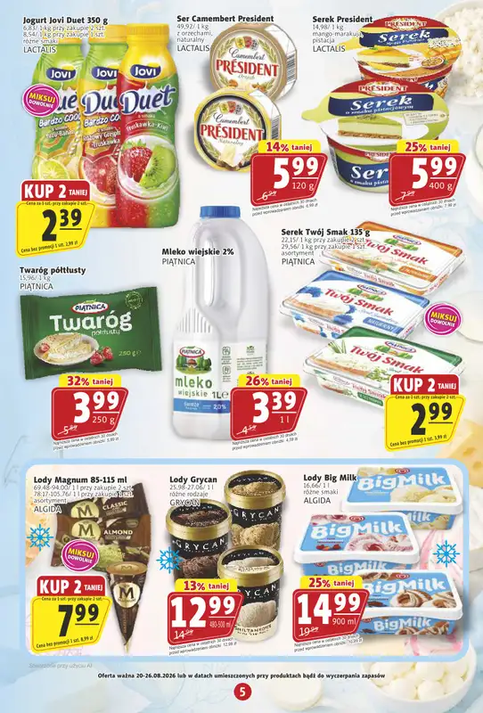 Prim Market - gazetka promocyjna Gazetka od czwartku 20.08 do środy 26.08 - strona 5