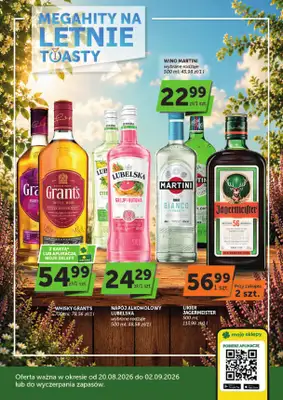 Euro Sklep - gazetka promocyjna Oferta alkoholowa  do środy 02.09