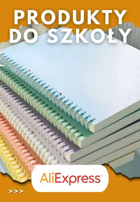 AliExpress - gazetka promocyjna Produkty do szkoły od środy 19.08 do środy 26.08