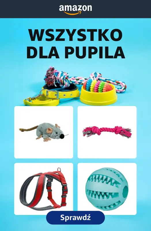 Amazon - gazetka promocyjna Wszystko dla pupila od środy 19.08 