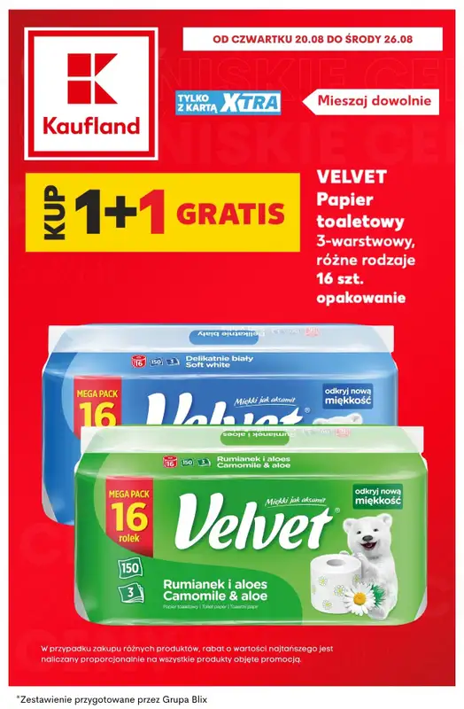 Kaufland - gazetka promocyjna Najlepsze promocje! od czwartku 20.08 do środy 26.08 - strona 7