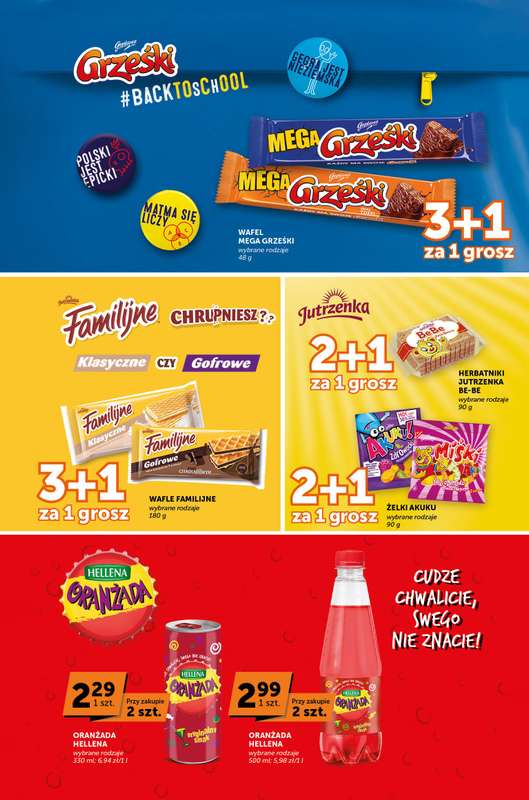 Groszek - gazetka promocyjna Katalog Słodki powrót do szkoły  do środy 02.09 - strona 11