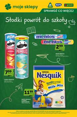 Groszek - gazetka promocyjna Katalog Słodki powrót do szkoły  do środy 02.09