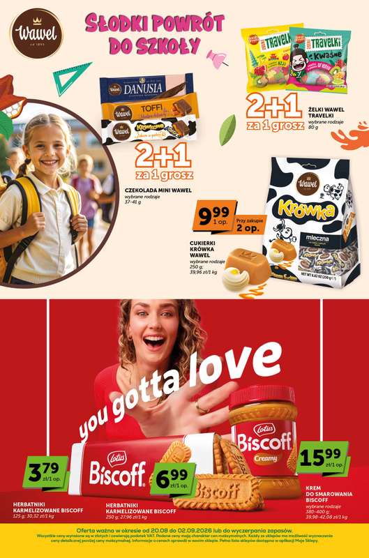 Groszek - gazetka promocyjna Katalog Słodki powrót do szkoły  do środy 02.09 - strona 13