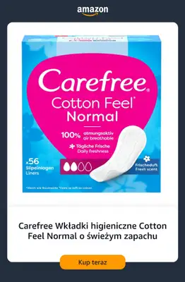 Amazon - gazetka promocyjna Higiena intymna – super ceny od środy 19.08  - strona 3