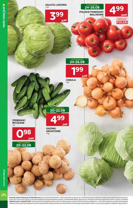 Stokrotka - gazetka promocyjna Gazetka Supermarket od czwartku 20.08 do środy 26.08 - strona 8