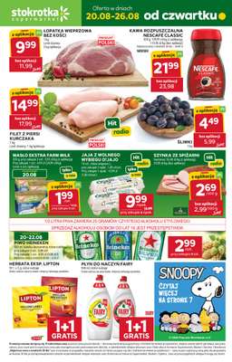 Stokrotka - gazetka promocyjna Gazetka Supermarket od czwartku 20.08 do środy 26.08