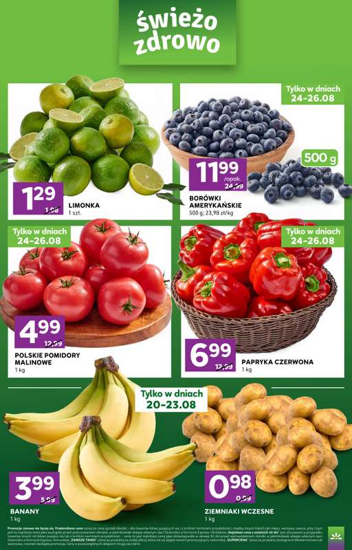 Stokrotka - gazetka promocyjna Gazetka Express od czwartku 20.08 do środy 26.08 - strona 2