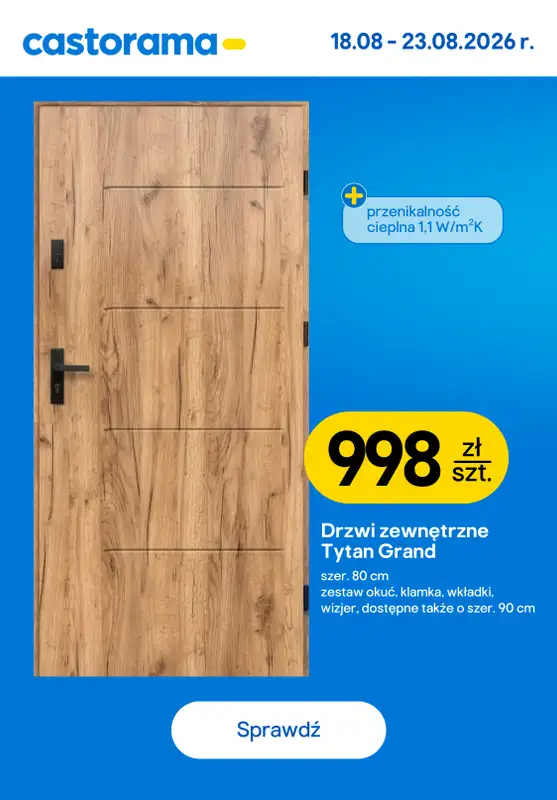 Castorama - gazetka promocyjna Najlepsze oferty od środy 19.08 do niedzieli 23.08 - strona 7