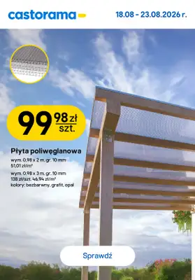 Castorama - gazetka promocyjna Najlepsze oferty od środy 19.08 do niedzieli 23.08 - strona 14