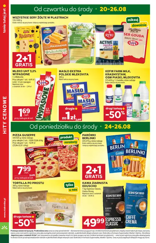 Stokrotka - gazetka promocyjna Gazetka Market  do środy 26.08 - strona 4