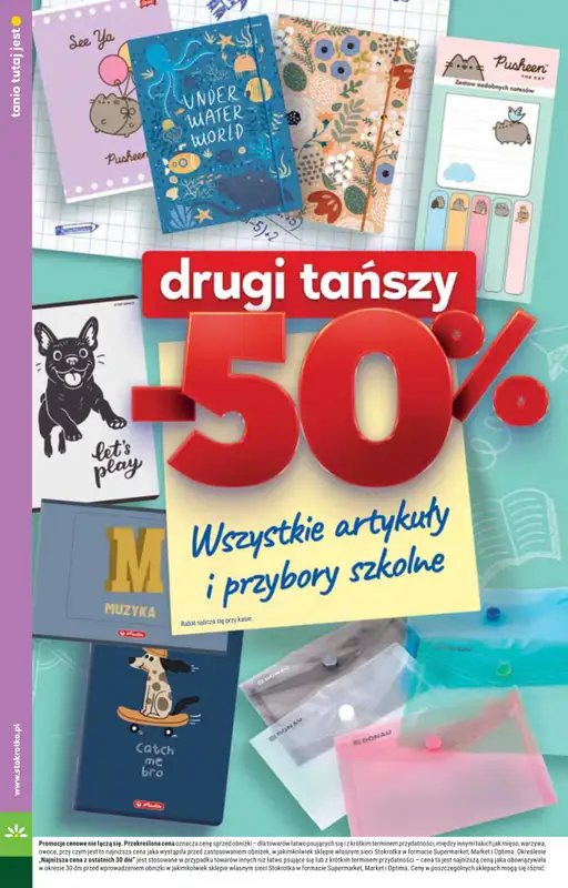 Stokrotka - gazetka promocyjna Gazetka Market  do środy 26.08 - strona 28