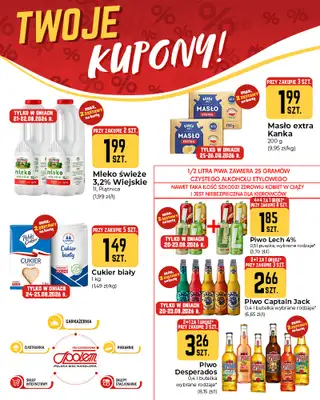 Społem Częstochowa - gazetka promocyjna Plakaty promocyjne od czwartku 20.08 do środy 26.08 - strona 2